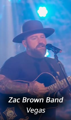 Zac Brown Band Vegas Tickets